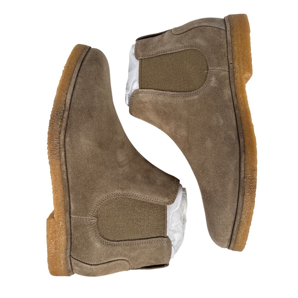 Vince Bonham Chelsea Boot Mens 8.5 M EU42 Light Brown Flint Suede Pull On
